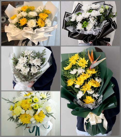 贵州遵义桐梓县马鬃苗族乡坪庄村白事花束代送